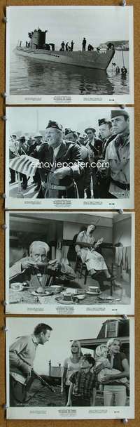 w304 RUSSIANS ARE COMING 4 8x10 movie stills '66 Carl Reiner, Ford