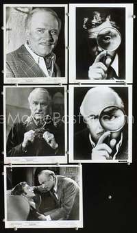 w222 SLEUTH 5 8x10 movie stills '72 Laurence Olivier, Michael Caine