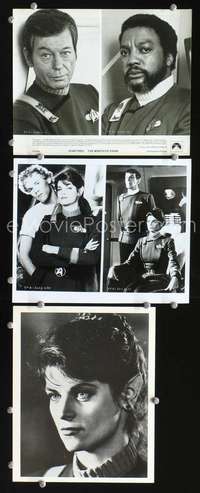 w401 STAR TREK II 3 8x10 movie stills '82 Leonard Nimoy,Kirstie Alley