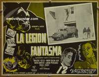 y372 GOVERNMENT AGENTS VS PHANTOM LEGION Mexican movie lobby card '51