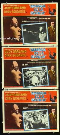 y315 I COULD GO ON SINGING 3 Mexican movie lobby cards '63 Judy Garland