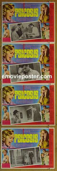 y310 PSYCHO 4 Mexican movie lobby cards R70s Leigh,Perkins,Hitchcock