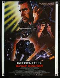 z218 BLADE RUNNER Thirty by Forty movie poster '82 Harrison Ford, Alvin art!
