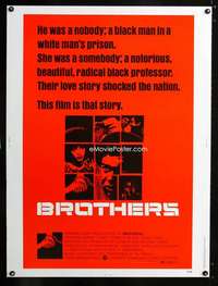 z224 BROTHERS Thirty by Forty movie poster '77 Bernie Casey, Vonetta McGee