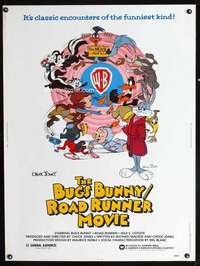 z228 BUGS BUNNY & ROAD RUNNER MOVIE Thirty by Forty movie poster '79 Chuck Jones