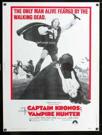 z234 CAPTAIN KRONOS VAMPIRE HUNTER Thirty by Forty movie poster '74 Hammer!