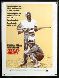z241 CHARLEY-ONE-EYE Thirty by Forty movie poster '73 Richard Roundtree