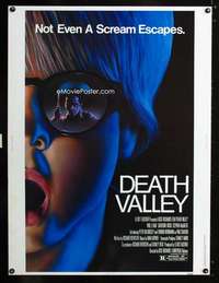 z265 DEATH VALLEY Thirty by Forty movie poster '82 Le Mat, cool artwork!