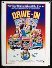 z276 DRIVE-IN Thirty by Forty movie poster '76 movie theater teen comedy!