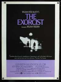 z286 EXORCIST Thirty by Forty movie poster '74 William Friedkin, Max Von Sydow