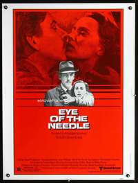 z289 EYE OF THE NEEDLE Thirty by Forty movie poster '81 Sutherland, Ken Follett