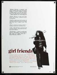 z309 GIRL FRIENDS Thirty by Forty movie poster '78 Melanie Mayron, Claudia Weill