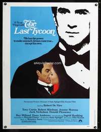 z330 LAST TYCOON Thirty by Forty movie poster '76 Robert De Niro, Mitchum