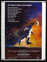 z339 MAX DUGAN RETURNS Thirty by Forty movie poster '83 cool artwork image!