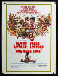 z354 ONE MORE TIME Thirty by Forty movie poster '70 great Jack Davis artwork!
