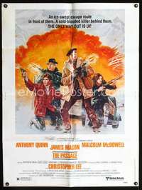 z356 PASSAGE Thirty by Forty movie poster '79 Anthony Quinn, James Mason