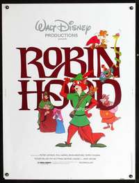 z370 ROBIN HOOD Thirty by Forty movie poster R82 Walt Disney cartoon!