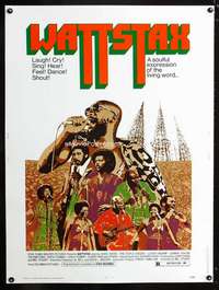 z433 WATTSTAX Thirty by Forty movie poster '73 Isaac Hayes, soul music!