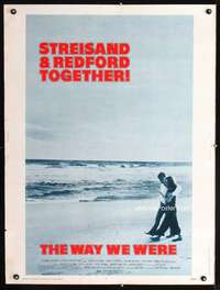 z435 WAY WE WERE #2 Thirty by Forty movie poster '73 Barbra Streisand, Redford