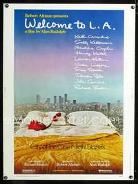 z438 WELCOME TO L.A. Thirty by Forty movie poster '77 Alan Rudolph, Altman