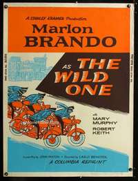 z445 WILD ONE Thirty by Forty movie poster R60 ultimate biker Marlon Brando!