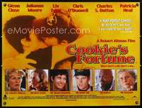 z032 COOKIE'S FORTUNE British quad movie poster '99 Robert Altman