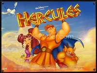 z069 HERCULES DS British quad movie poster '97 Walt Disney, heroes!
