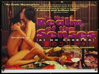 z079 IN THE REALM OF THE SENSES British quad movie poster R91 sexy!