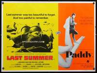 z092 LAST SUMMER/PADDY British quad movie poster '70 Frank Perry