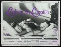 z099 LOOKING FOR LANGSTON British quad movie poster '88 gay romance!