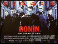 z131 RONIN DS British quad movie poster '98 Robert De Niro, Jean Reno