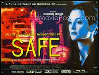 z134 SAFE advance British quad movie poster '95 Haynes, Julianne Moore