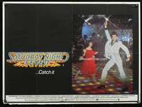 z135 SATURDAY NIGHT FEVER British quad movie poster '77 John Travolta