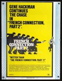 z300 FRENCH CONNECTION II style D 1sh mounted on Thirty by Forty movie poster '75