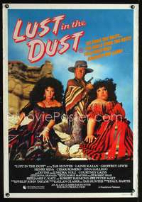 a121 LUST IN THE DUST Aust one-sheet movie poster '84 Divine, Tab Hunter