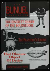a124 DISCREET CHARM/PHANTOM OF LIBERTE/THAT OBSCURE Aust special movie poster '70s