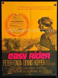 a349 EASY RIDER French 23x32 R80s Peter Fonda, biker classic directed by Dennis Hopper!