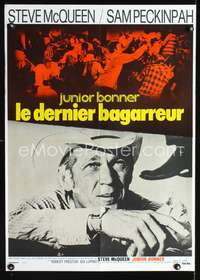 a356 JUNIOR BONNER French 23x32 movie poster '72 Steve McQueen