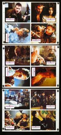 a339 BLADE RUNNER 3 sheets of uncut French LCs movie poster '82 Ford
