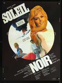 a372 SOLEIL NOIR French 23x32 movie poster '66 sexy Michele Mercier!