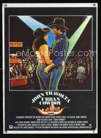 a330 URBAN COWBOY French 15x21 movie poster '80 John Travolta, Debra Winger