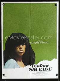 a377 WILD CHILD French 23x32 movie poster '70 Francois Truffaut