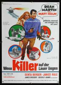 a277 AMBUSHERS German movie poster '67 Dean Martin as Matt Helm!