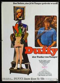 a284 DUFFY German movie poster '68 James Coburn, Susannah York