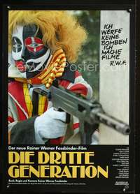 a301 THIRD GENERATION German movie poster '79 Rainer Werner Fassbinder