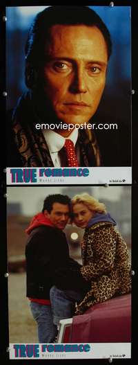 a304 TRUE ROMANCE 2 German LCs movie poster '93Christian Slater,Walken