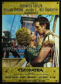 a399 CLEOPATRA Italian large photobusta movie poster '64 Elizabeth Taylor