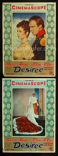 a453 DESIREE 2 Italian photobusta movie posters '54 Brando, Simmons