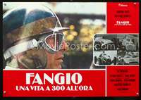 a471 FANGIO UNA VITA A 300 ALL'ORA Italian photobusta movie poster '81