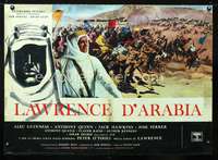 a410 LAWRENCE OF ARABIA Italian large photobusta movie poster '62 Lean